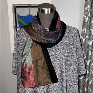 100% Silk Recycled Kimono Scarf